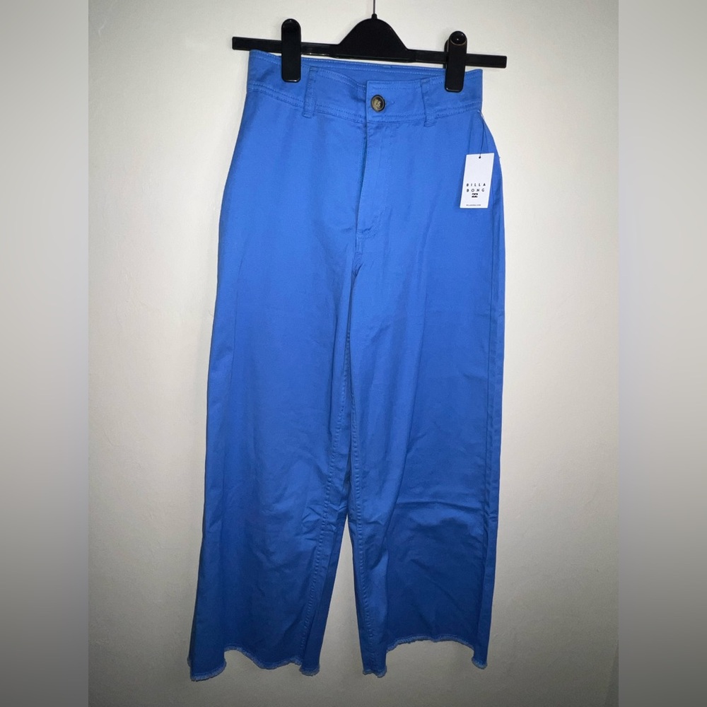 Billabong Women's Bright Blue Wide Leg Pants 25